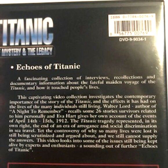Titanic: The Mystery and the Legacy . {5} Disc Set on DVD - Picture 10 of 12